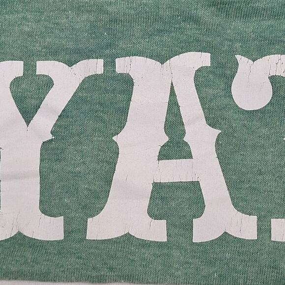 Vintage 80s Hyatt Henley Shirt Small 18x25 Two-Tone Crop USA - Picture 13 of 16